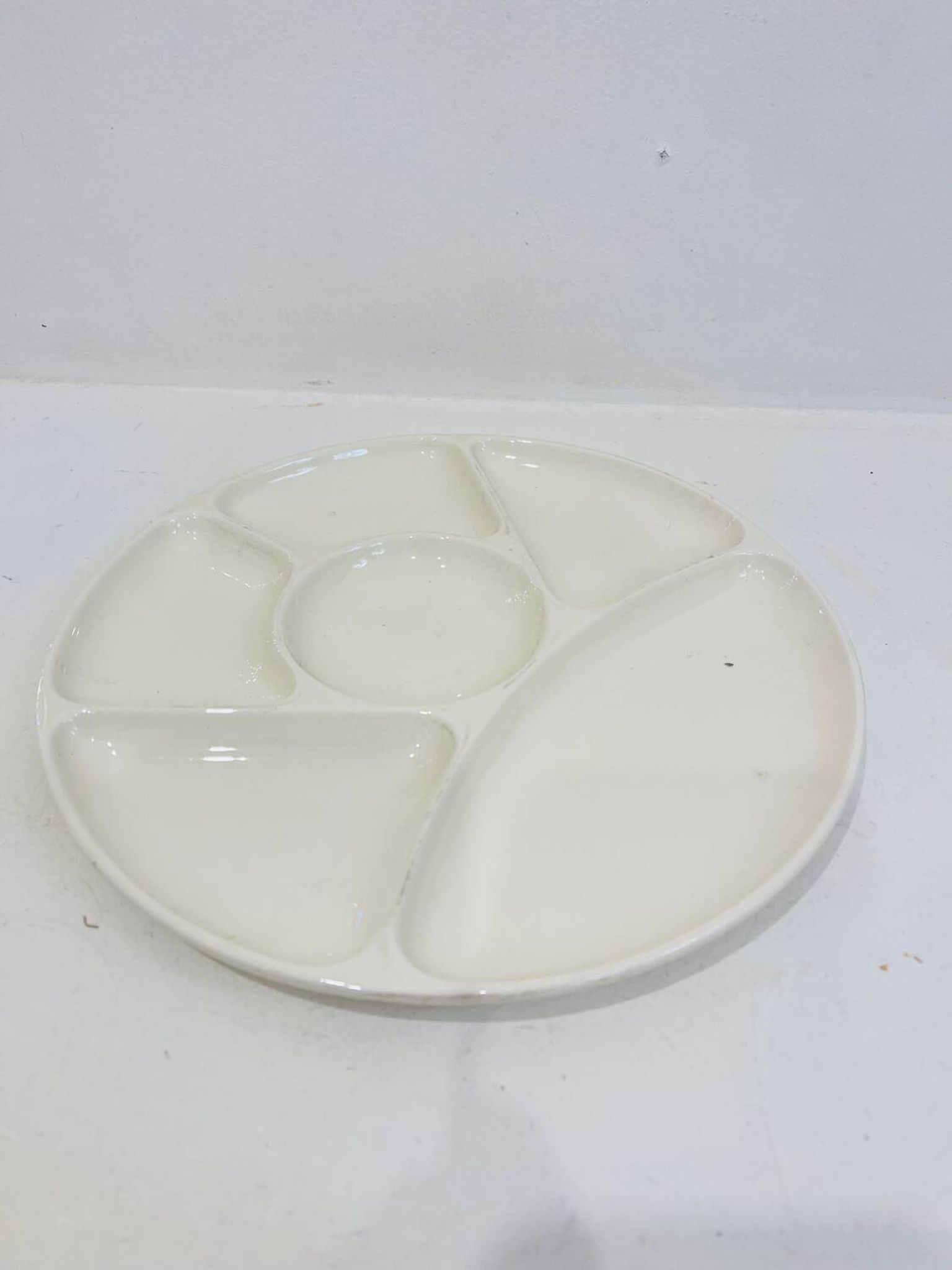 A ceramic aperitif plate – Gien, France, 1950s