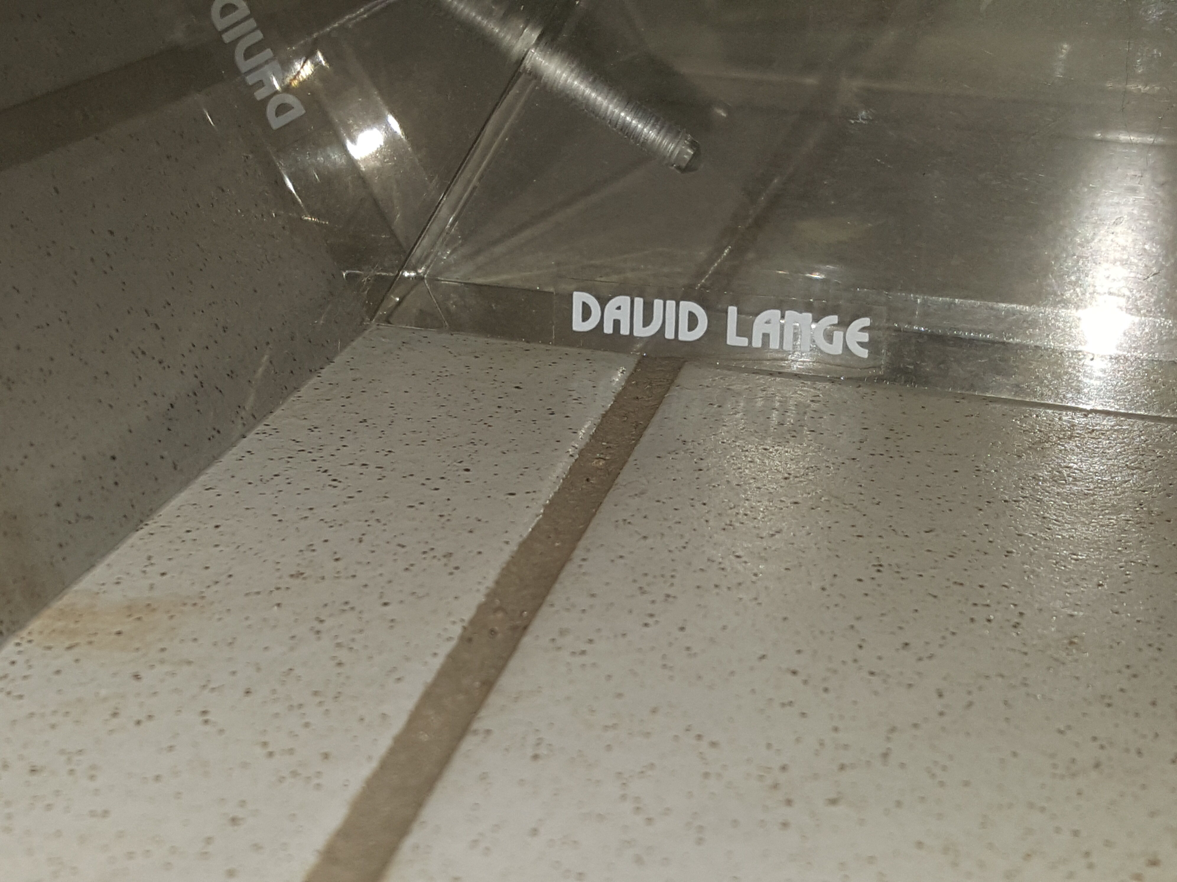 David Lange coffee table