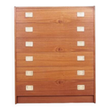 Commode en merisier, design danois, années 1970