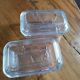 2 vintage "cow" butter dishes
