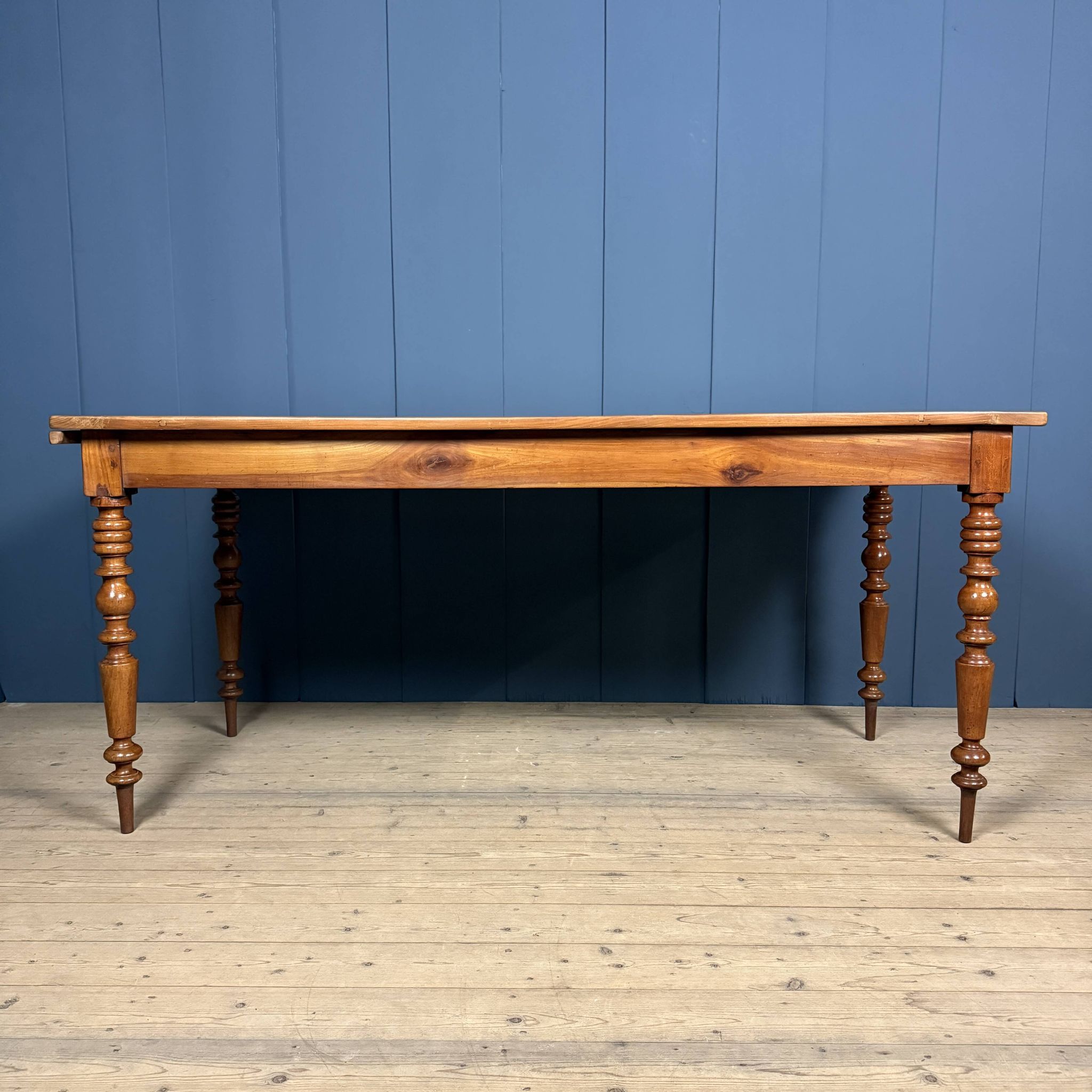 Antique cherry wood dining table, France