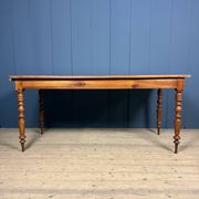 Antique cherry wood dining table, France