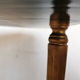 Oval coffee table in black opaline