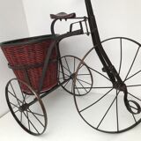 Old wood wrought iron tricycle bike