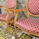Paire de fauteuil Médaillon style Louis XV
