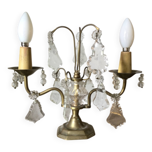 Lampe ancienne en laiton - branches