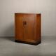 Cabinet d'archive en chêne moderniste, commode dans le style de l'École d'Amsterdam