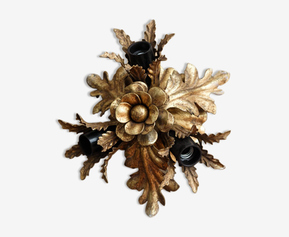 Applique vintage, métal doré