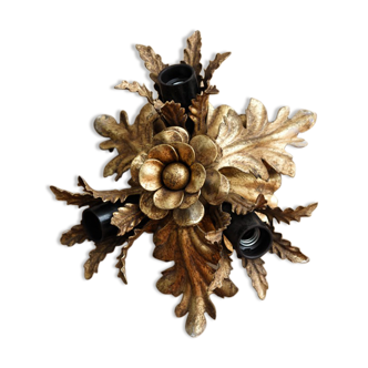 Applique vintage, métal doré
