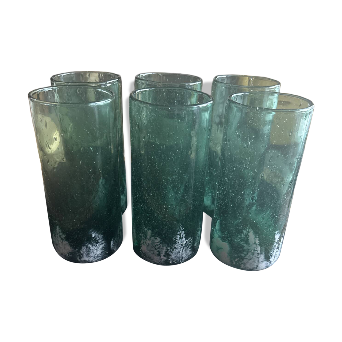 Set of 6 glasses from Verrerie d’Avallon