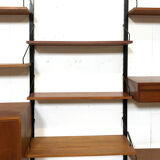 Vintage Poul Cadovius Royal System Wall Console