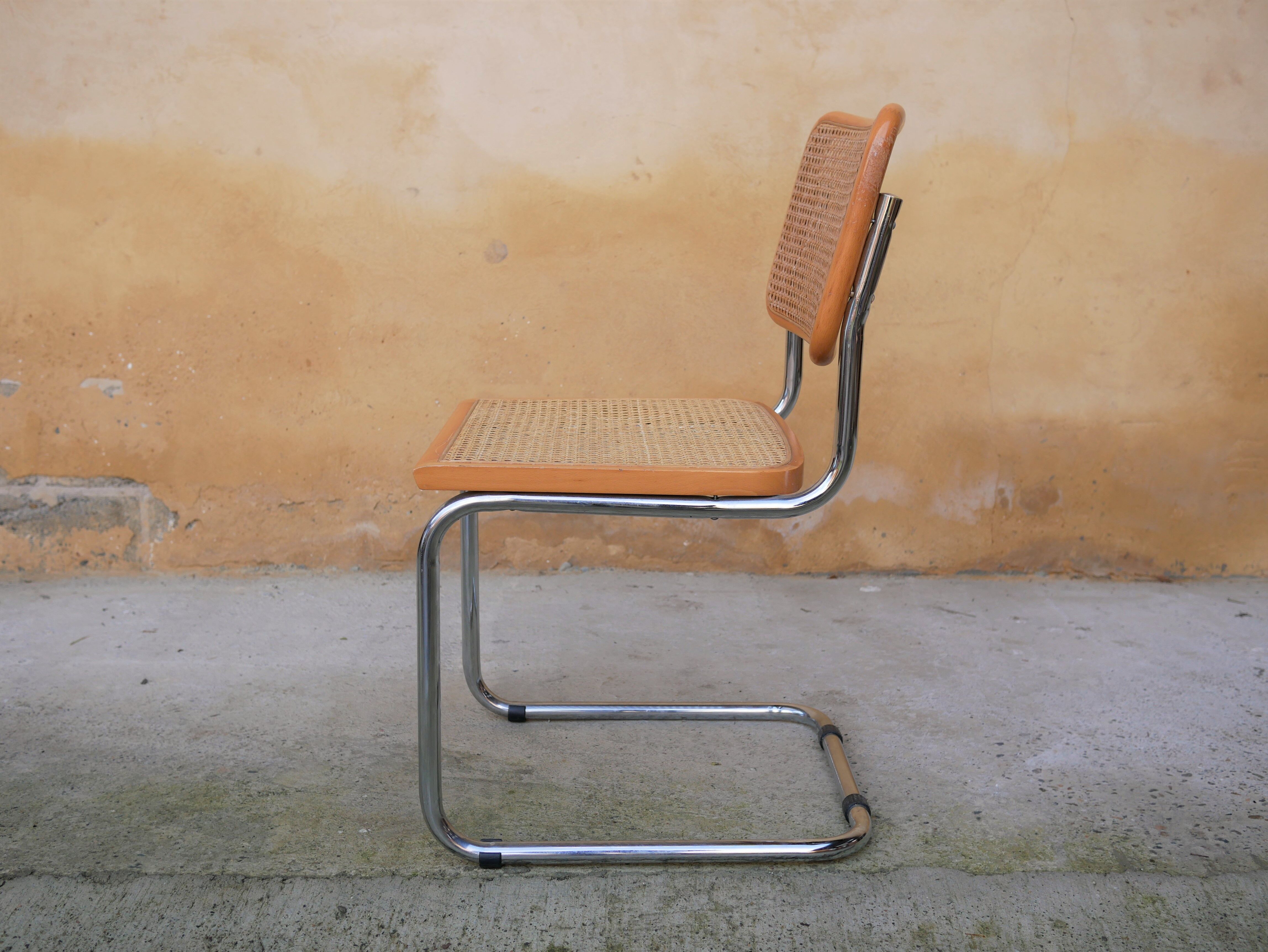 Chair B32 by Marcel Breuer, Made in Italy