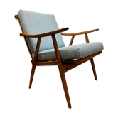 Czech restyled Boomerang armchair 1960 publisher Ton