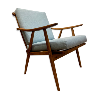 Czech restyled Boomerang armchair 1960 publisher Ton