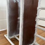 Bookcase vintage rattan standing shelf