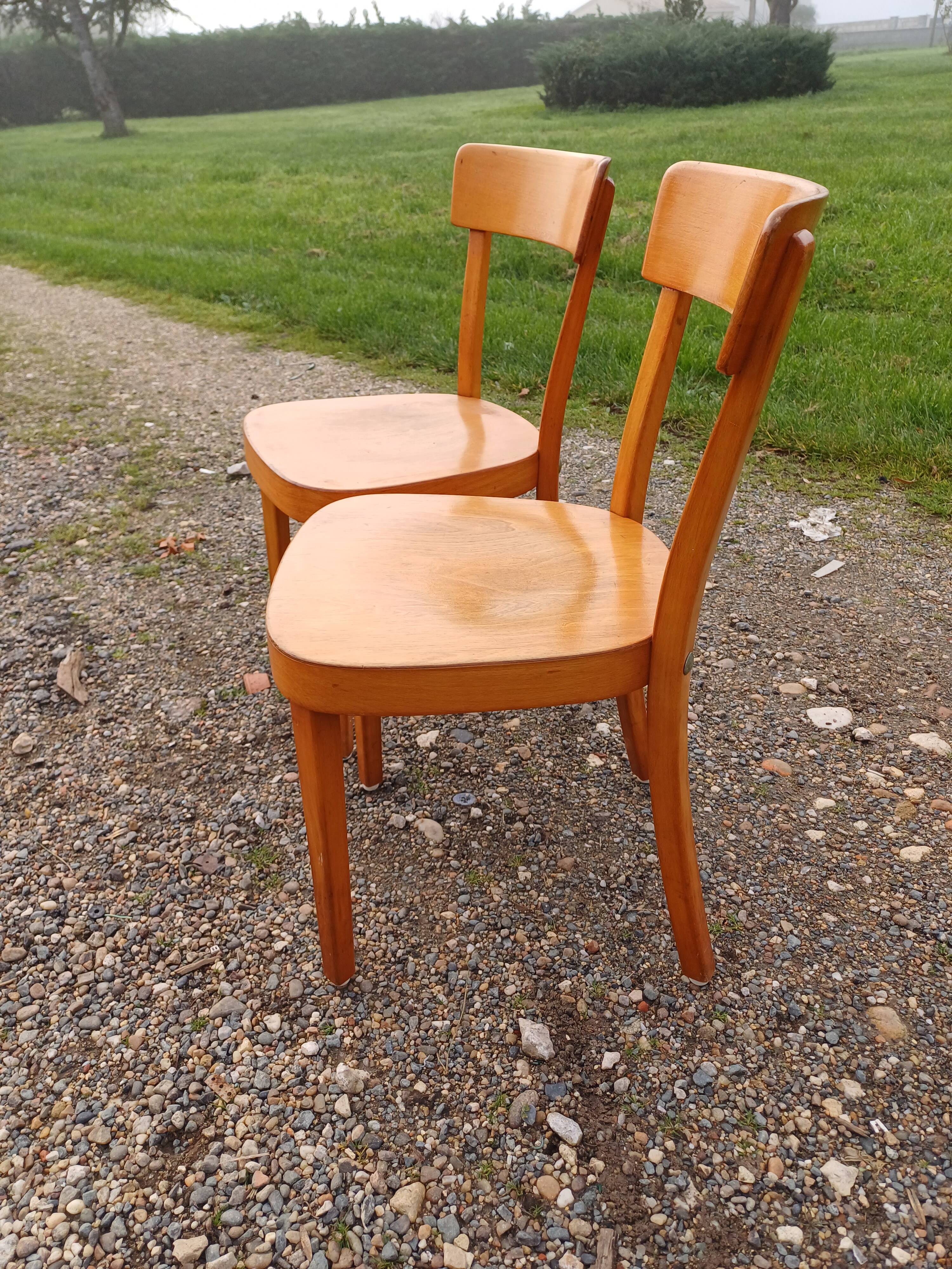 Pair of Baumann Bistro Chairs