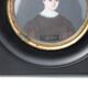 Miniature by p martin young child charles martin 1836 blackened frame
