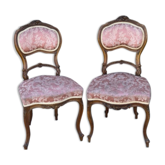 Pair of Louis XV style chairs