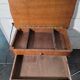 Oak bedside table in Louis XV style