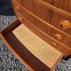 Scandinavian curved teak commode, Kai Kristiansen, 1960