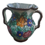 Cerart Monaco 50's floral pattern slip vase