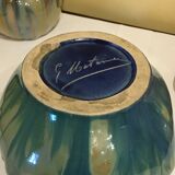Lot of 3 ceramic pieces G. Metenier