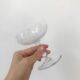 Set of 9 antique champagne glasses in engraved glass