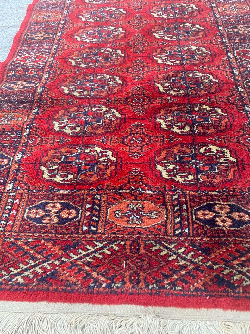 Carpet designs bukhara in wool 70x144 cm