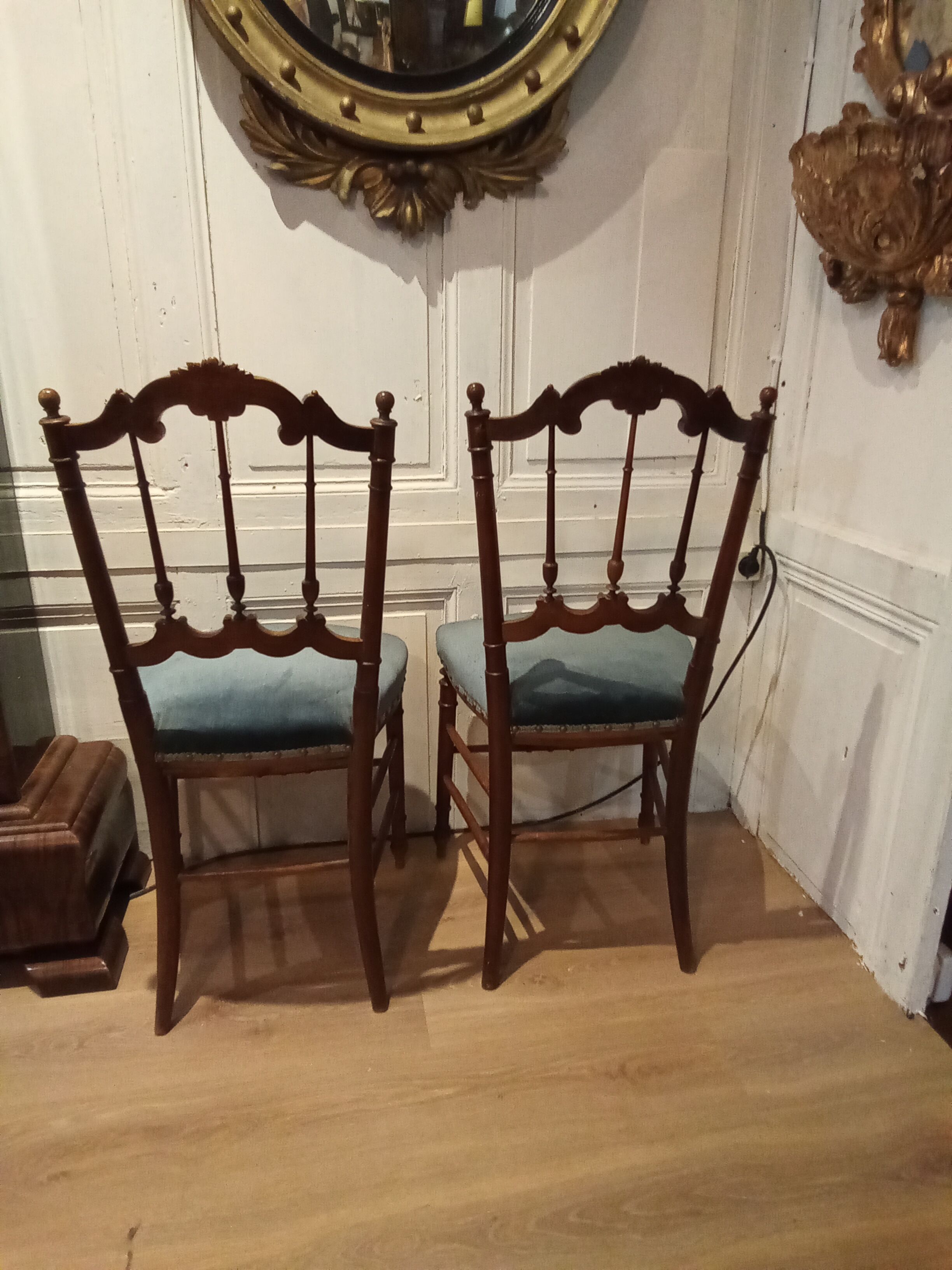 Pair of Napoleon III chairs