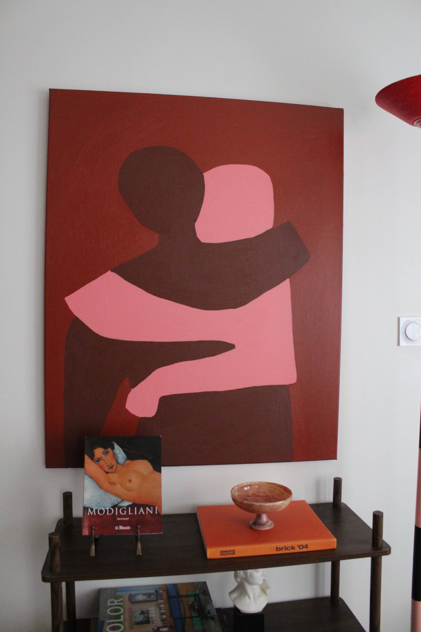 Canvas painting "Can I hold you" 100x81cm