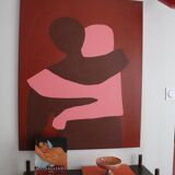 Canvas painting "Can I hold you" 100x81cm