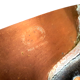Serie of 4 old copper pans metals Vesoul