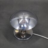 1930s Bauhaus Nickel Table Lamp, Czechoslovakia