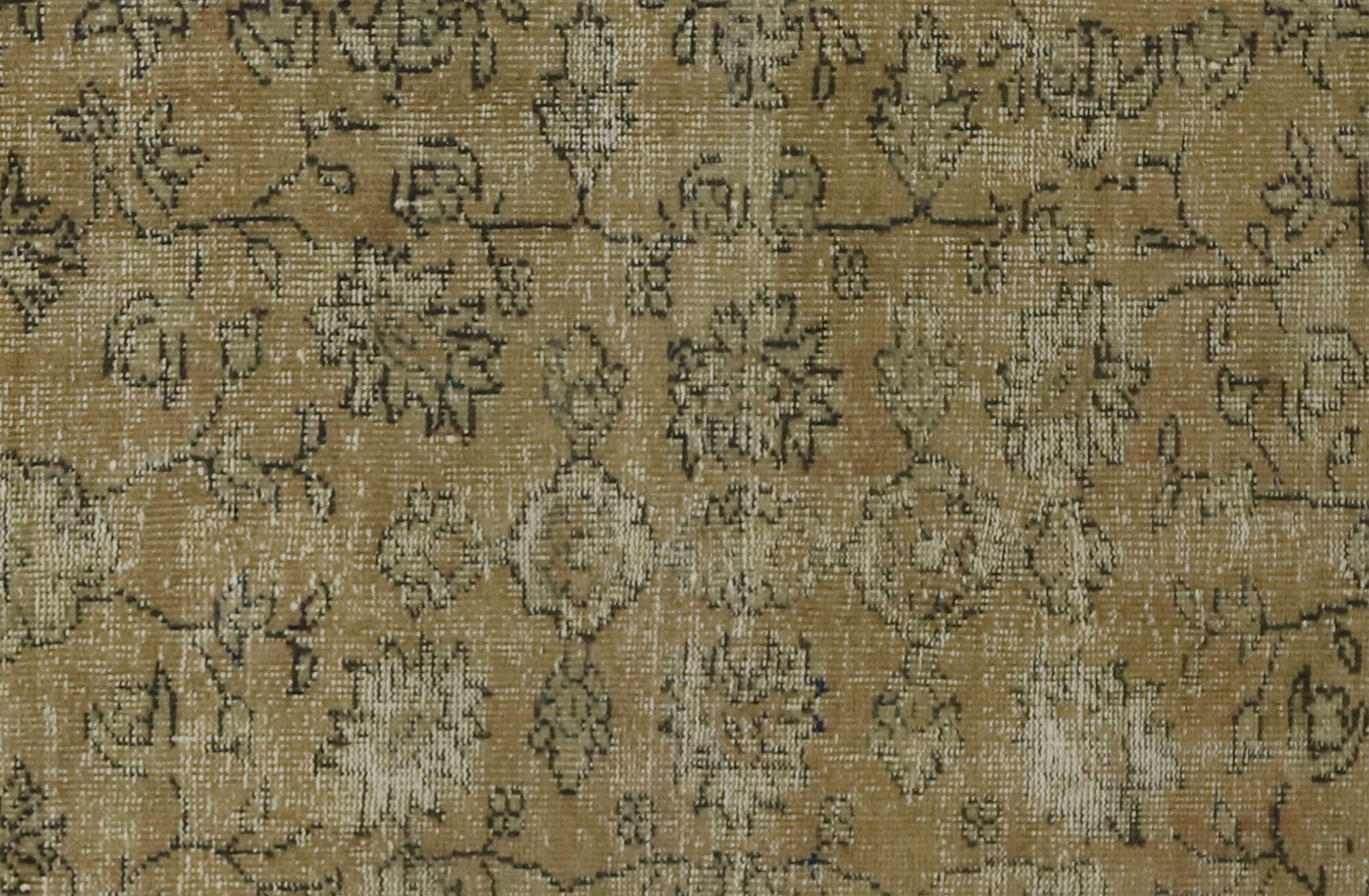 Turkish Anatolian Handmade Vintage Rug 233 cm x 180 cm