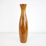 1970s Wooden Vase, Czechoslovakia