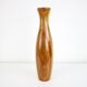 Vase en bois des années 1970, Tchécoslovaquie