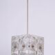 Mid-Century Chandelier in Chrome and Glass by Kamenický Šenov, Czech, 1960s
