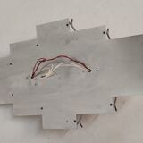 Kinkeldey glass wall lamp, Germany, 1970