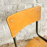 Pair of Mullca school chairs adult size