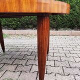 Oval table in cherry and zebrano