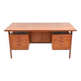 Freestanding Teak Desk by Kai Kristiansen