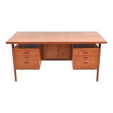 Bureau autoportant en teck par Kai Kristiansen