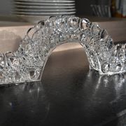 Crystal centerpiece/candle holder