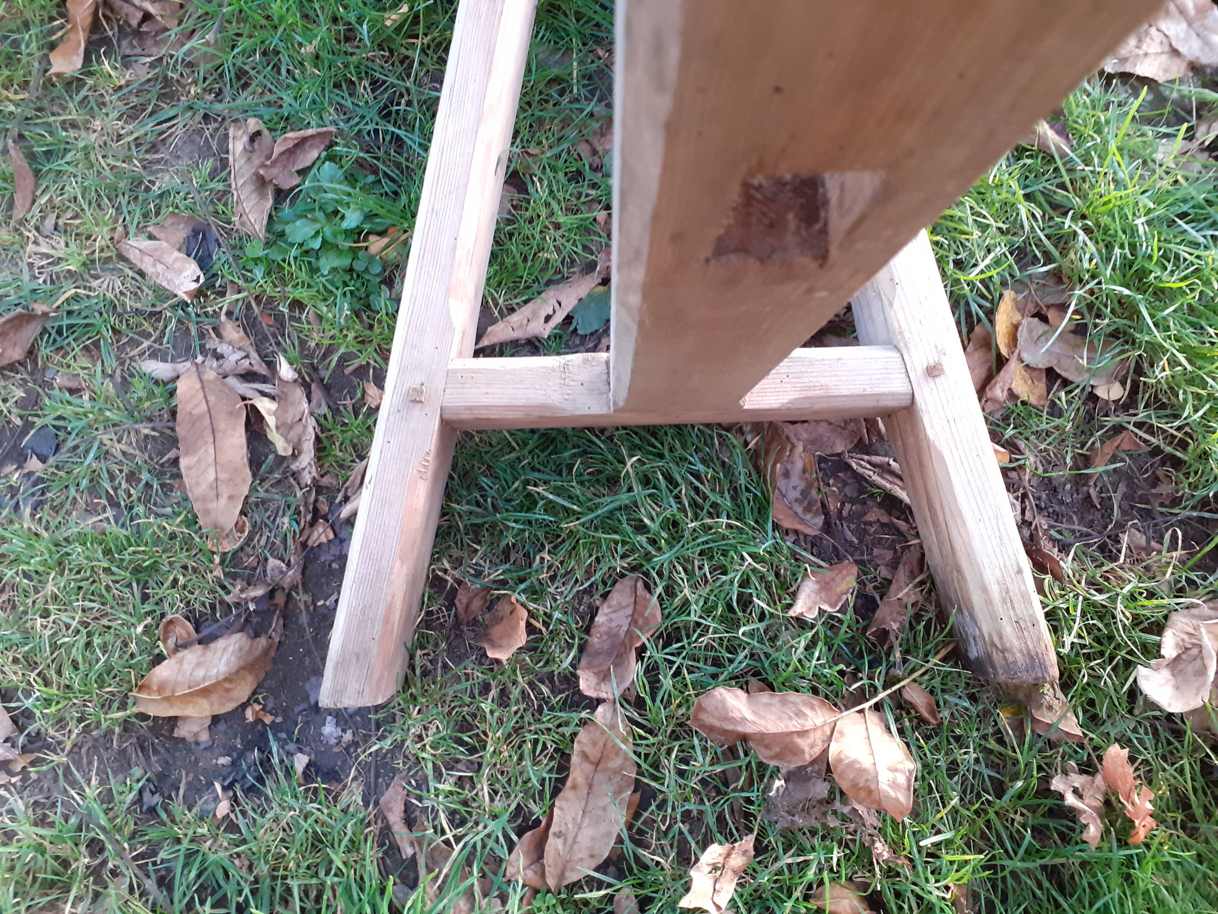 Vintage trestle desk