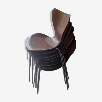 Set of ant chairs by Arne Jaobsen Fritz Hansen edition 1975