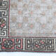 4x9 handmade distressed wool vintage rug 267x129cm