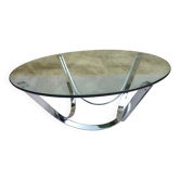 Knut Hesterberg coffee table Glass and steel