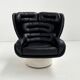 Elda armchair in white and black by Joe Colombo for Comfort, 1960