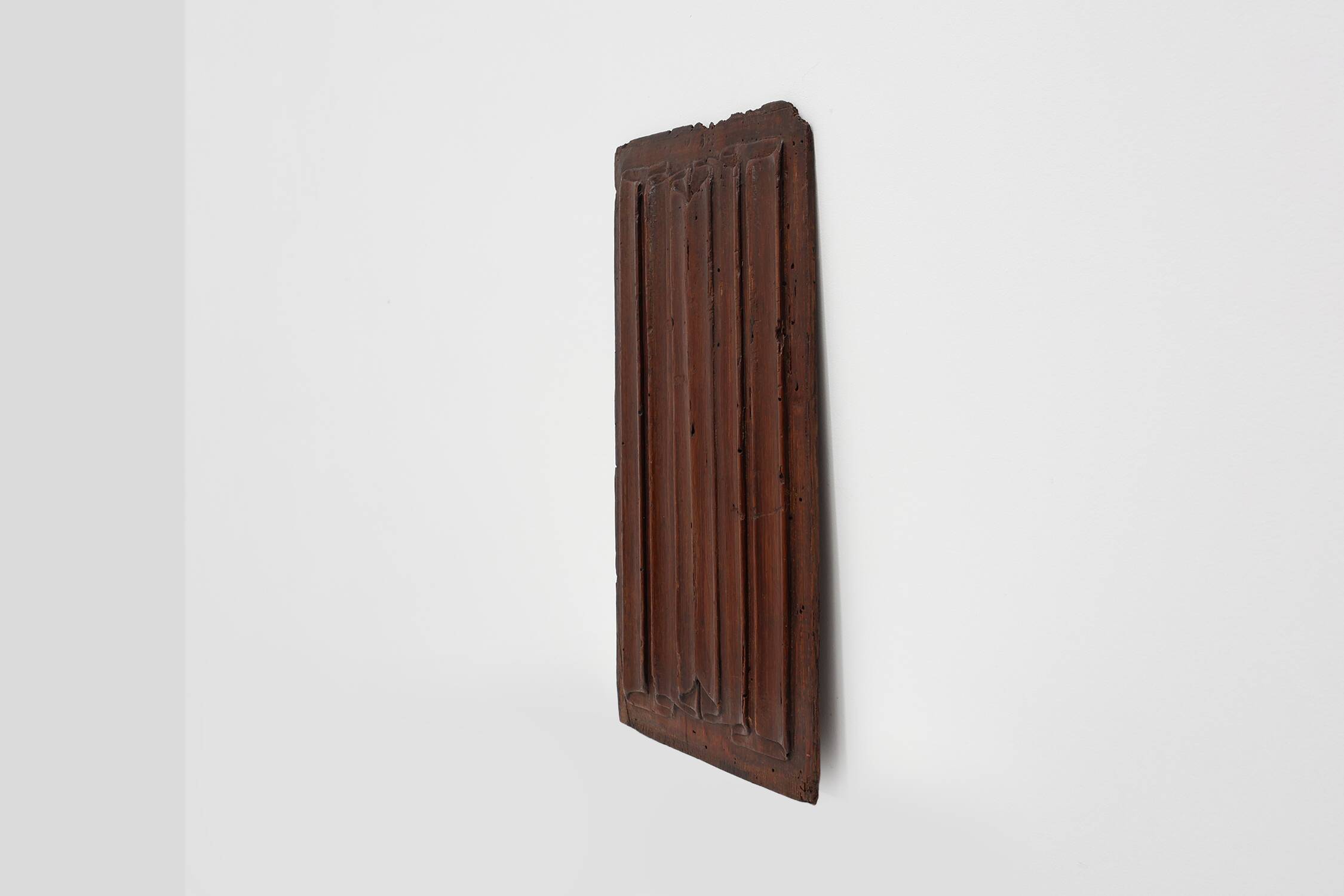 16th Century oak carved Gothic Panel, Belgium