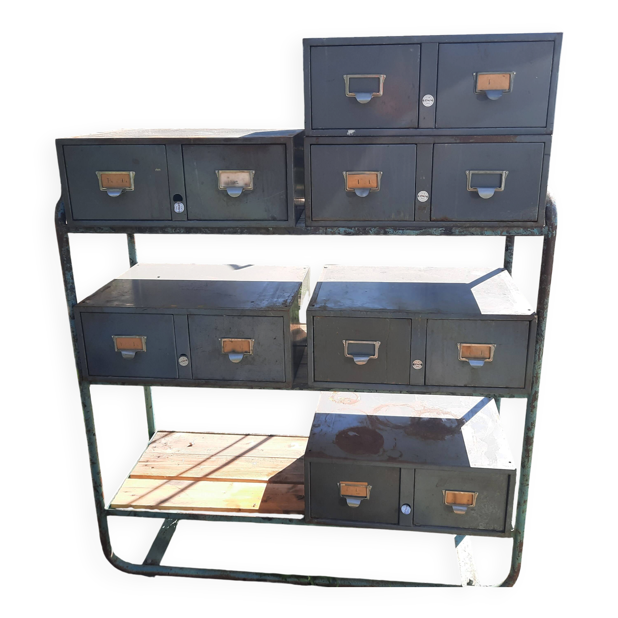 Roneo industrial drawer units